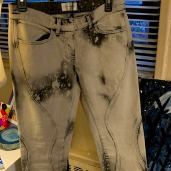 Faith Connexion  Bleached Running Jeans - Picture 1 of 4